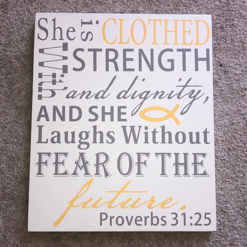 Sign from Hobby Lobby